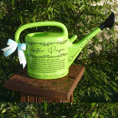 Papa Geburtstagsgeschenk Vatertag Geschenk, personalisiertes Männergeschenk,10L Gießkanne mit Namen