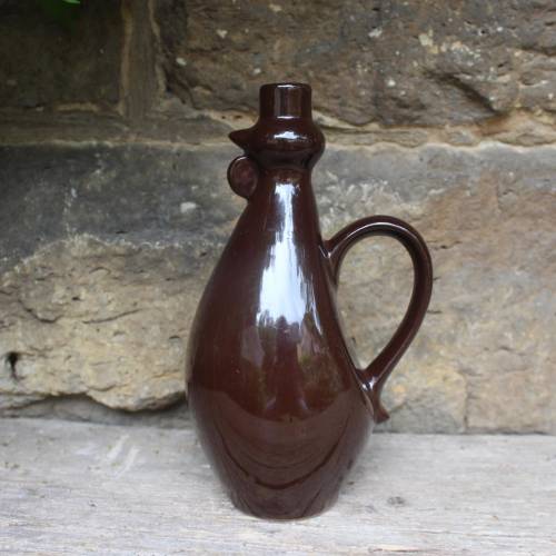 Essig - oder Ölflasche Hahn Keramik Vintage 70er 80er Jahre