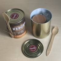 Kerze aus der Dose- DIY-Set mit 100g Sojawachs „Natürliche Kerzen selbst gießen“ Bild 2