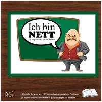 Ich bin nett – Digitales Logo als PNG & SVG für Plotten und Sublimation Bild 3