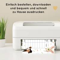 Stadt Land Silvester Spielvorlage für die ganze Familie, lustiges Partyspiel mit Kindern am Silvesterabend Bild 5