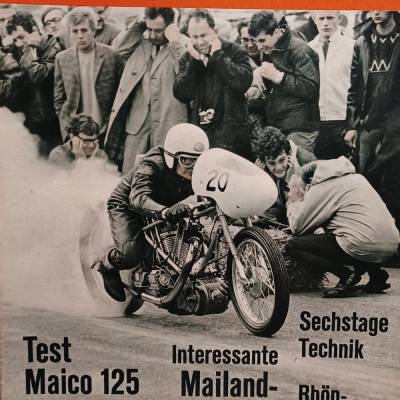 Das Motorrad -  Nr.23  -   4. November   1967    Test: Maico 125