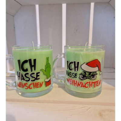 Grinch Kerze