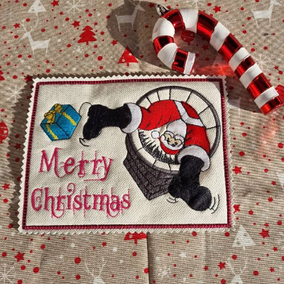 Mugrug Santa Christmas 13x18 cm 