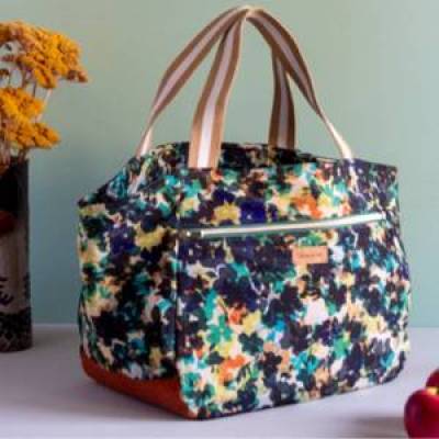 Handgemachte Markttasche „BI_FRESH“ – Geräumiger Shopper für Alltag & Marktbesuche oder Strand