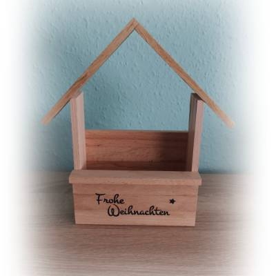 Weihnachts-Häuschen, Weihnachtshütte, Weihnachtsmarkt to go, Wichtelgeschenk, Weihnachtsgeschenk, Mitbringsel