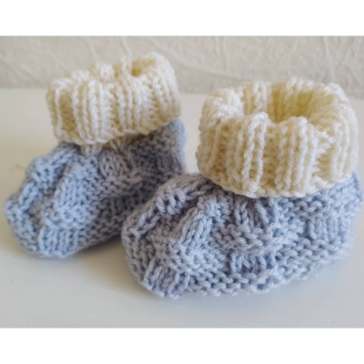 Strickanleitung Babyschuhe / Booties Snaffel
