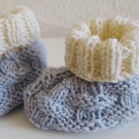 Strickanleitung Babyschuhe / Booties Snaffel Bild 3