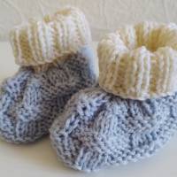 Strickanleitung Babyschuhe / Booties Snaffel Bild 4