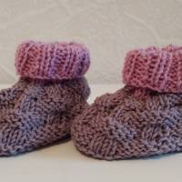 Strickanleitung Babyschuhe / Booties Snaffel Bild 5