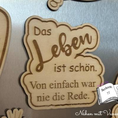 Das Leben ist schön – Digitales PNG & SVG Plotterdatei-Set mit Lizenz