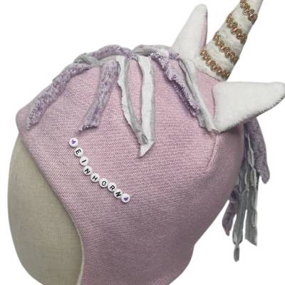 Einhorn Kinder- Mütze Mädchen