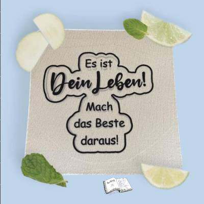 SVG & PNG Datei: Es ist Dein Leben – Digitales Plotter- und Sublimationsmotiv