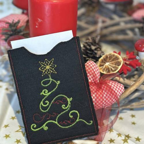 ADventskalender ATG Taschenadventskalender Tannenbaum Hülle 10x14 cm plus blanko