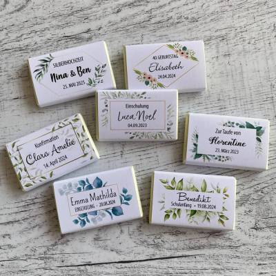 Gastgeschenk Einschulung Schulanfang | Schokolade Schokotafel Vollmilch | personalisiert