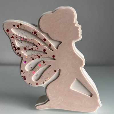 Dekoration Elfe Fee Glitzer