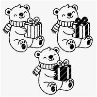 Plotterdatei „Eisbär mit Geschenk“ – SVG, DXF, PNG, PDF für kreative Weihnachtsprojekte Bild 6