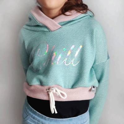 Cropped Hoodie CHILL - Gr. 140 | RÄUBERKIND