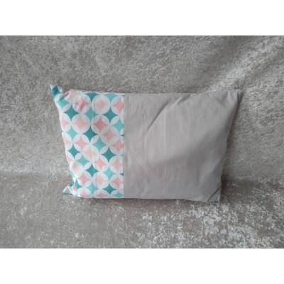 Zirbenkissen inkl. Inlett, Sterne, weiß-stein, 30x40 cm