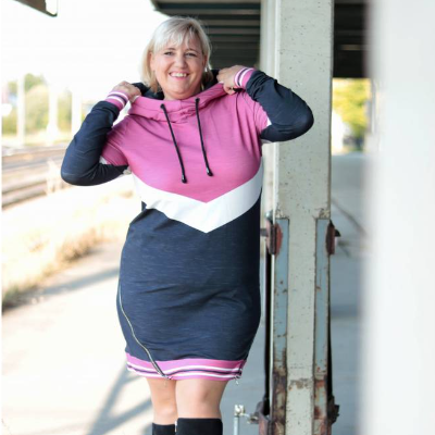 Ebook Hoodie / Hoodiekleid Liora Gr.34-54 inkl. Ebenen