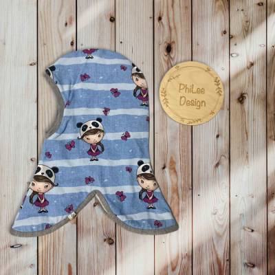 Schlupfmütze/ KU 50-54 / Panda Mädchen 