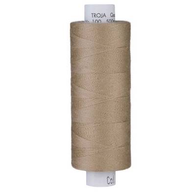 Troja Qualitätsnähgarn No.100 1222 dunkel beige 100 % Polyester 500 m