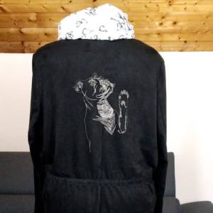 Maschinen Stickdatei - Boxer Konturen Lichteffekt 12-14*18 cm Bild 8