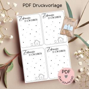 Digitale Datei, PDF-Druckvorlage Karten  