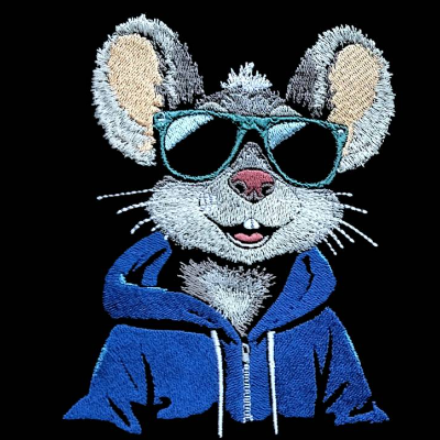 Herr Maus cool Color Lichteffekt 20x26-30cm, 21*40cm EXP