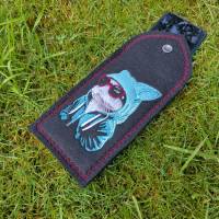 Maschinen Stickdatei - Osterhase cool Color Lichteffekt  15-16*26cm, JEF 20*17cm Bild 10