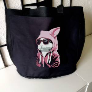 Maschinen Stickdatei - Osterhase cool Color Lichteffekt  15-16*26cm, JEF 20*17cm Bild 9