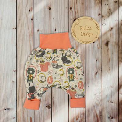 Pumphose/ Gr.62-68/ Wohlfühlhose/ Tiere