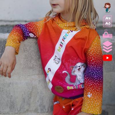 E-Book Lovely Kawuz - Kapuzenshirt (Größe 74-158)