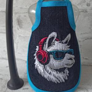 Maschinen Stickdatei - Lama cool Color Lichteffekt 12-14*18cm Bild 9