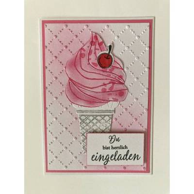 Personalisierbar, Einladung , Eiseinladung Eis Hörnchen,Grußkarte,Geburtstag Glückwunschkarte Einladung Kindergebu