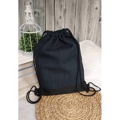 Turnbeutel S (Farbbeispiel navy), Sporttasche aus Polstercanvas, in 36 verschiedenen Farben