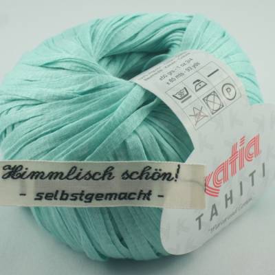 Katia Tahiti: sommerliches Bändchengarn aus 100% mercerisierter Baumwolle in mint, Farbe 12