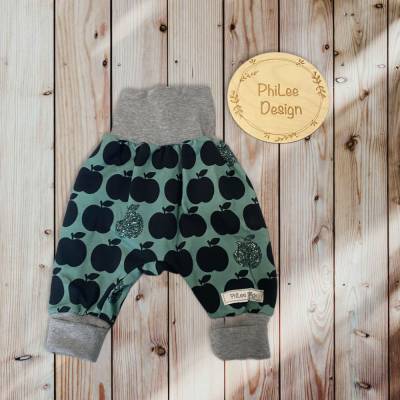 Pumphose/ Gr.62-68/ Wohlfühlhose/ Apfel