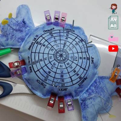 Kombi E-Book & Plotterdatei Nadelbonbonkissen