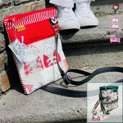 E-Book Rezita Umhängetasche (2 Reißverschlusspositionen)