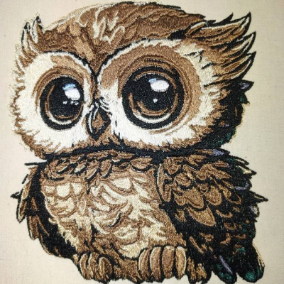 Maschinen Stickdatei - Eulchen KI