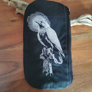 Maschinen Stickdatei - Rabe Lichteffekt 12-14*18cm Bild 6