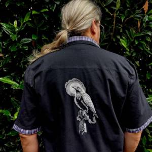 Maschinen Stickdatei - Rabe Lichteffekt 12-14*18cm Bild 9