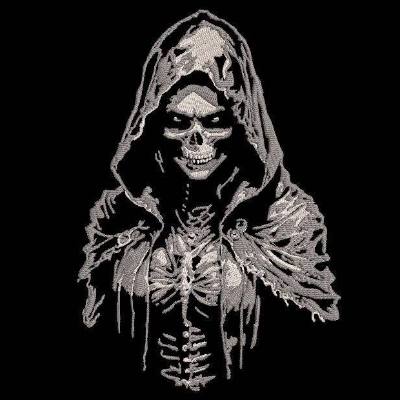 Maschinen Stickdatei - Untote Lichteffekt 12-14*18cm