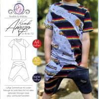 Kombi-Ebook Shirt und Hose Amigo Gr. 80 bis 152 Bild 1