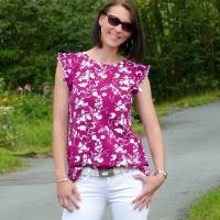 Carly Shirt Schnittmuster – Sportlicher Chic in den Größen 32-50 | Mit trendigen Flügelärmeln für einen modernen Look Bild 4