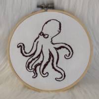 Stickdatei - Oktopus Okti - 2 Größen - Meereswelt Bild 1