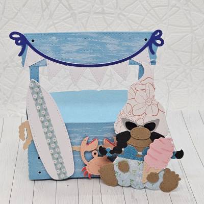 Wichtelbox Geschenkbox Wichteline im Urlaub – Sommerliche Deko & Verpackung