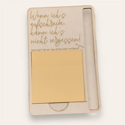 *Haftnotizen * Laserdatei & 3 D Druck Datei