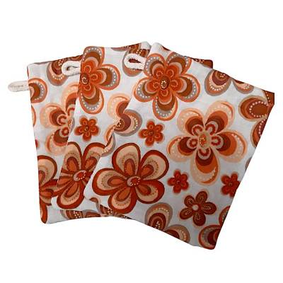 Waschlappen 3er Set aus Musselin und Waffelpique